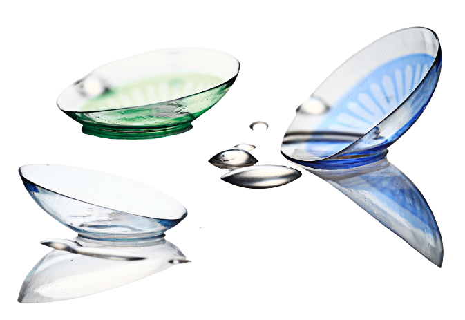 contact lenses transparent